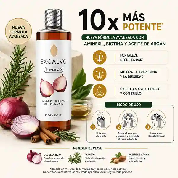 Shampo excalvo 300ml mas tonico x60ml